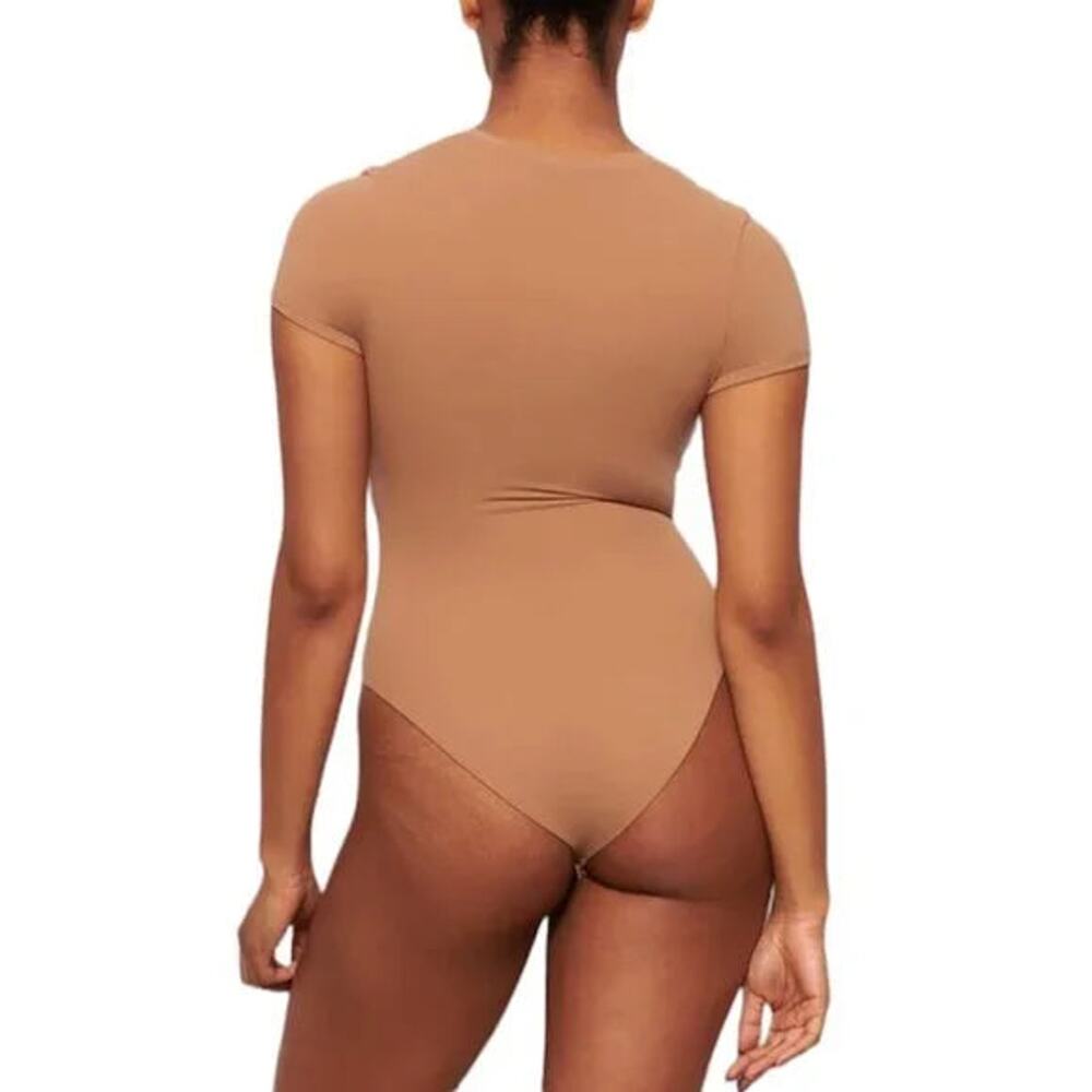 SKIMS Fits Everybody T-shirt Bodysuit in Sienna (2X) - Picture 7 of 12